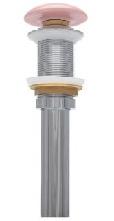 Донный клапан для раковины AQUAme AQM7002-0MP без перелива розовый матовый